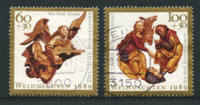 1989 - LOTTO/12470 - GERMANIA  - NATALE 2v . - usati