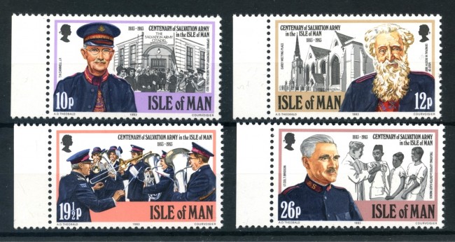 1983 - ISOLA DI MAN - ESERCITO DELLA SALVEZZA 4v. - NUOVI - LOTTO/28469