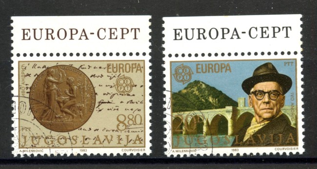 1983 - JUGOSLAVIA - LOTTO/41345US - EUROPA 2v. - USATI