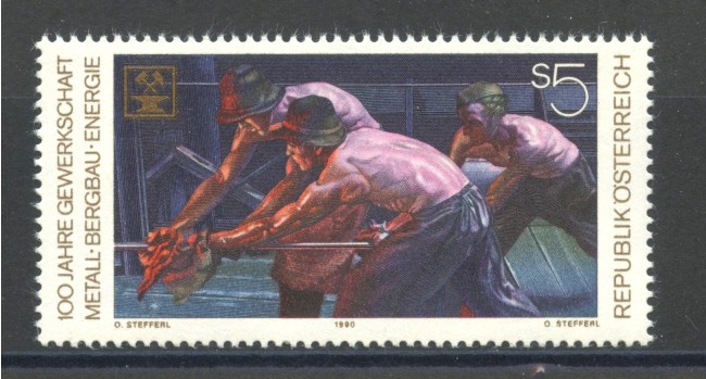 1990 - AUSTRIA - SINDACATI - NUOVO - LOTTO/39614