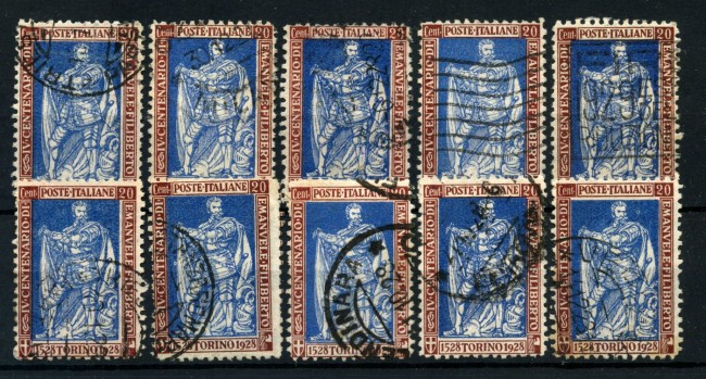 1928 - REGNO - LOTTO/43551 - 20 CENT. EMANUELE FILIBERTO USATO
