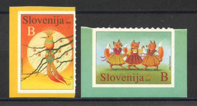 2003 - SLOVENIA - RACCONTI PER BAMBINI 2v. - NUOVI AUTOADESIVI - LOTTO/34188