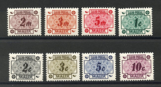 1973 - MALTA - LOTTO/47635 - SEGNATASSE IN VALUTA DECIMALE - NUOVI