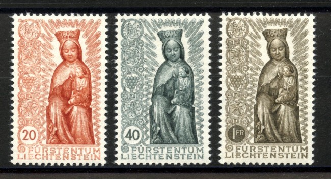 1954 - LIECHTENSTEIN - LOTTO/40948 - ANNO MARIANO 3v. - NUOVI