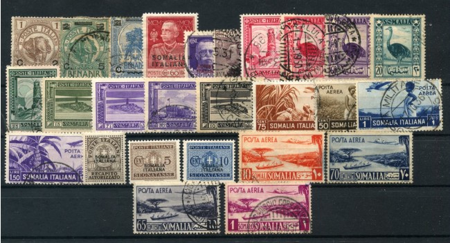 1903/1950 - SOMALIA ITALIANA - LOTTO/48218 - INSIEME DI 26 FRANCOBOLLI DIFFERENTI