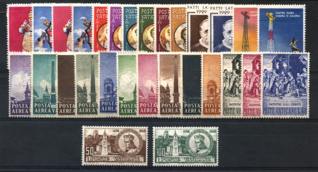 1959 - LOTTO/22205 - VATICANO  - ANNATA COMPLETA  29v. - NUOVI