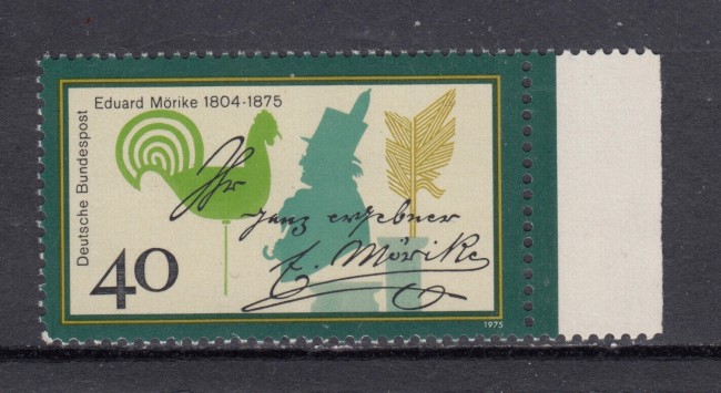 1975 - GERMANIA FEDERALE - EDUARD MORIKE - NUOVO - LOTTO/31485