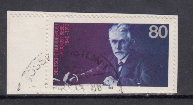 1988 - GERMANIA FEDERALE - AUGUST BEBEL - USATO - LOTTO/31316U