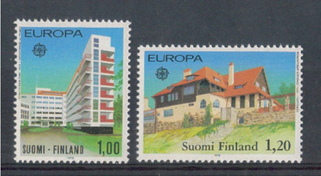 1978 - LOTTO/4501 -  FINLANDIA - EUROPA MONUMENTI 2v.