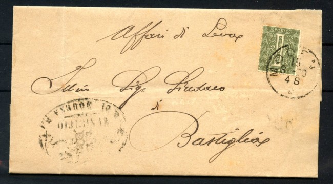 1890 - REGNO - LOTTO/42194 - LETTERA DA MODENA A BASTIGLIA  RISPEDITA A BONPORTO