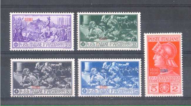 EGEO/SIMI - 1930 - LOTTO/10057CPL - FRANCESCO FERRUCCI