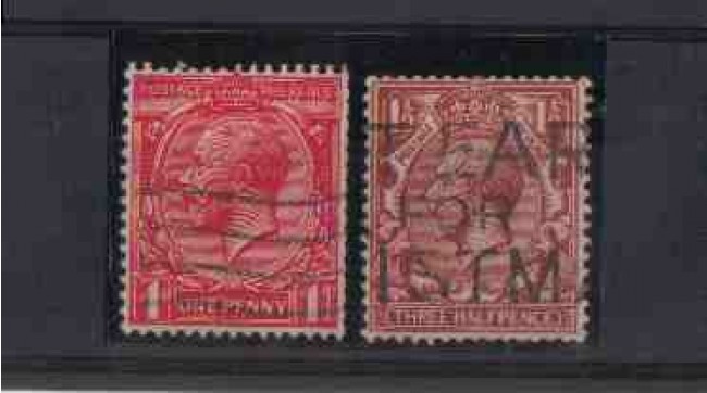1924 - LOTTO/3558A - GRAN BRETAGNA - 1 - 1,5p. FILIGR. CAPOVOLTA