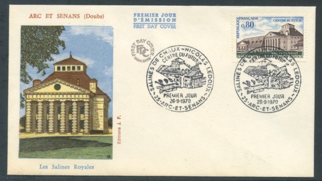 1970 - FRANCIA - SALINE  ROYALES - BUSTA FDC - LOTTO/26564