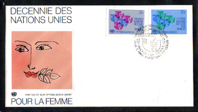 1980 - LOTTO/ONUU311FDC - ONU U.S.A. - DECENNALE PER LA DONNA - BUSTA FDC