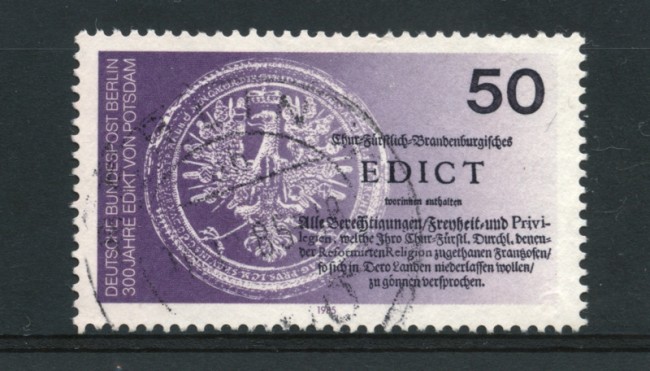 1985 - LOTTO/15704U - BERLIMO -  EDITTO DI POTSDAM - USATO
