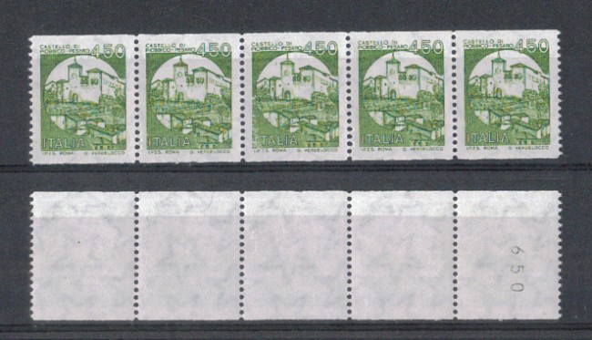 1988 - LOTTO/6887AS - REPUBBLICA - 450 L. CASTELLO x DISTRIB. ST