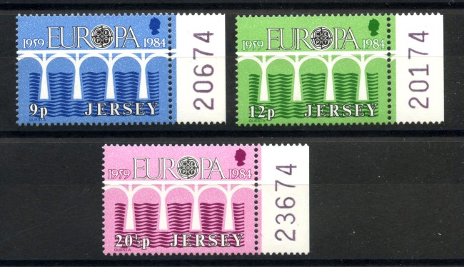 1984 - LOTTO/41285 - JERSEY - EUROPA 3v. - NUOVI