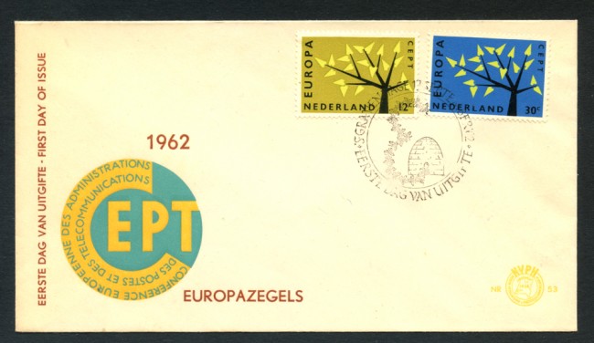 1962 - OLANDA - LOTTO/20393 - EUROPA BUSTA FDC