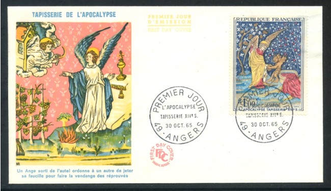 1965 - FRANCIA - ARAZZO  L'APOCALISSE - BUSTA FDC - LOTTO/25866