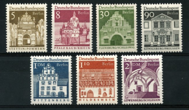 1966 - LOTTO/11974 - BERLINO - EDIFICI STORICI 7v. - NUOVI