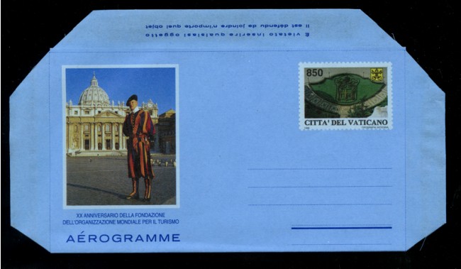 1996 - LOTTO/17116 - VATICANO - TURISMO AEROGRAMMA - NUOVO