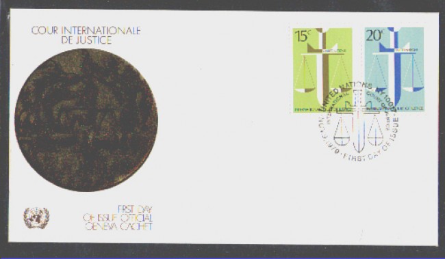 1979 - LOTTO/ONUU307FDC - ONU U.S.A. - CORTE DI GIUSTIZIA - FDC