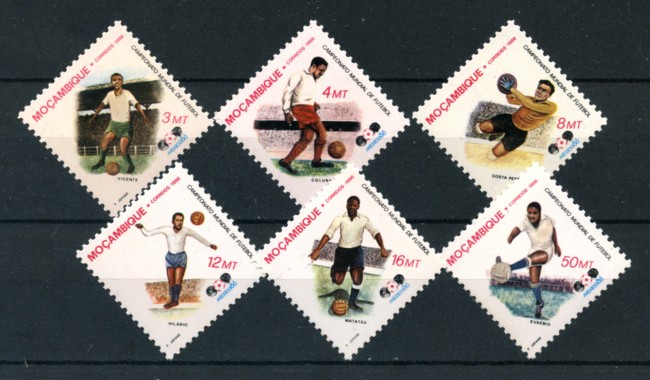 1986 - MOZAMBICO - LOTTO/19893 - MONDIALI DI CALCIO 6v. - NUOVI