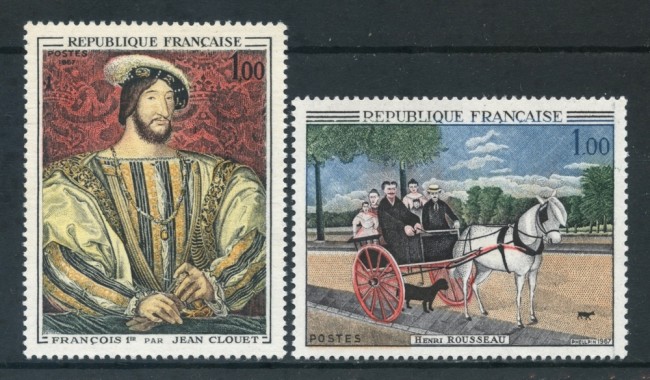 1967 - FRANCIA - OPERE D'ARTE 2v. - NUOVI - LOTTO/25967