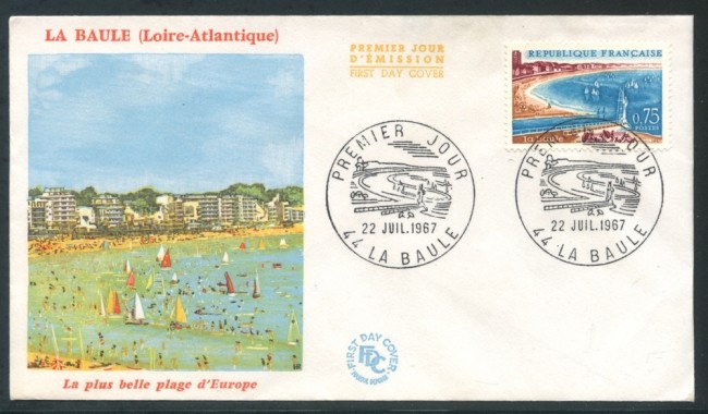 1967 - FRANCIA - LA BAULE - BUSTA FDC - LOTTO/26666