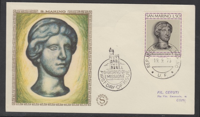 1985 - LOTTO/18410 - SAN MARINO - MOSTRA FRANCOBOLLO EUROPA - FDC
