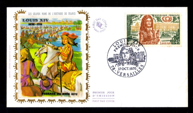 1970 - LOTTO/11089 - FRANCIA - LUIGI XIV° - BUSTA FDC