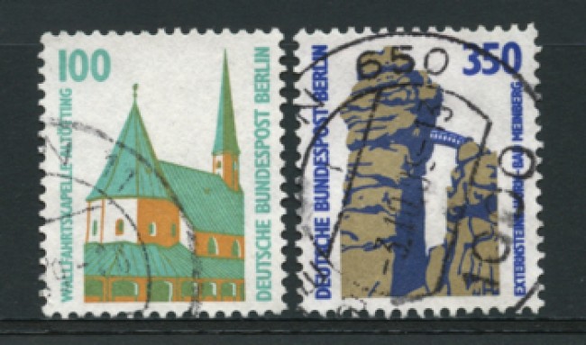 1989 - LOTTO/12620 - BERLINO - 100p./350p. MONUMENTI CELEBRI - USATI