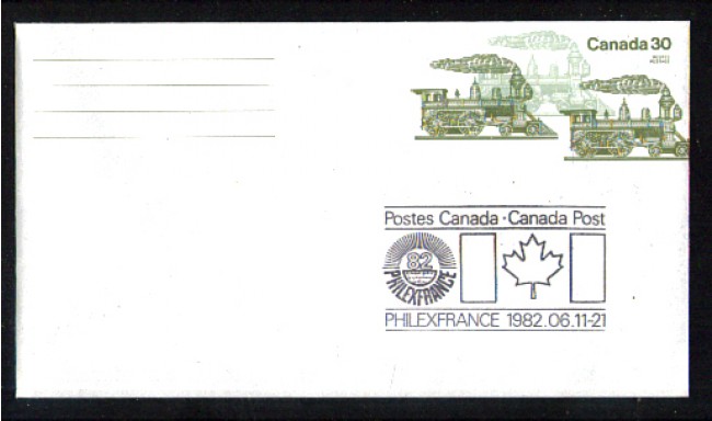 1982 - LOTTO/10135 - CANADA - PARTECIPAZIONE A PHILEXFRANCE 82