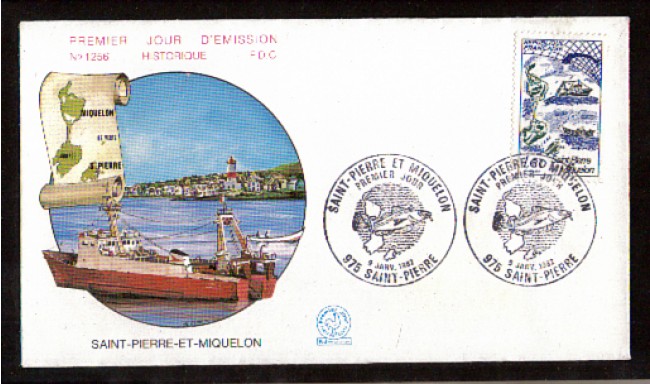 1982 - LOTTO/FRA2193FDC - FRANCIA - ST. PIERRE ET MIQUELON - BUSTAFDC