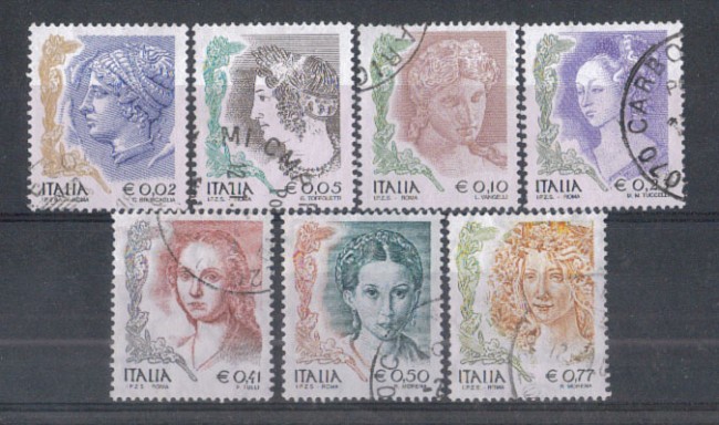 2002 - LOTTO/7344U - REPUBBLICA - DONNE NELL'ARTE - USATI