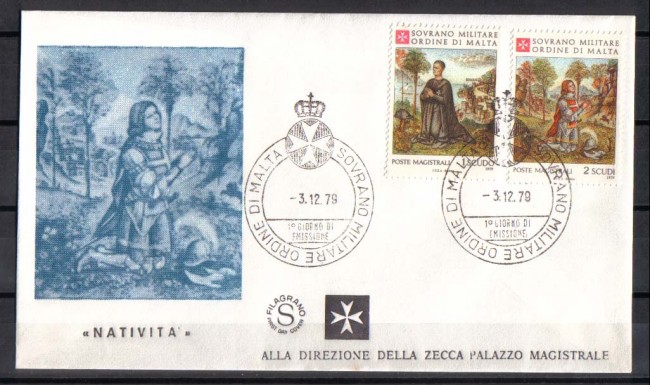 1979 - FDC/2207 - SMOM -  NATIVITA' - FDC