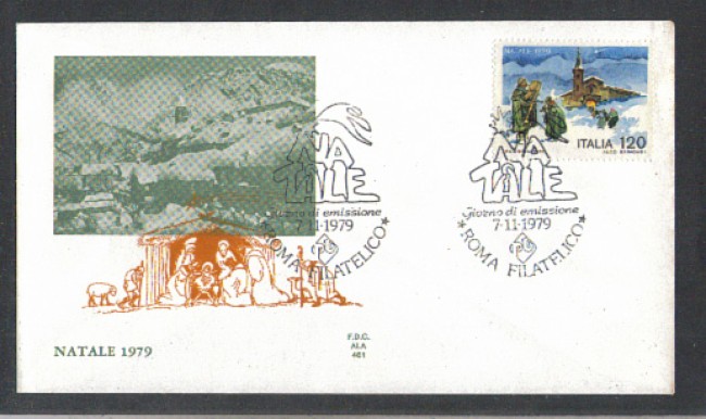 1979 - LOTTO/6712Z - REPUBBLICA - NATALE - FDC