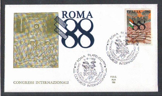 1988 - LOTTO/6905Z - REPUBBLICA - GASTROENTEROLOGIA - FDC