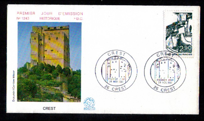 1981 - LBF/4194 - FRANCIA -  CREST FDC
