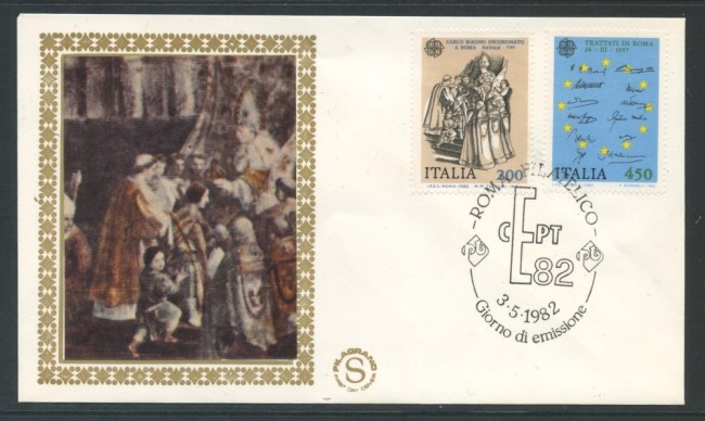 1982 - REPUBBLICA - EUROPA - BUSTA FDC FILAGRANO - LOTTO/27269