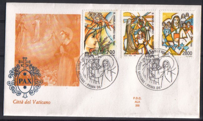 1990 - FDC/2589 - S.ANGELA MERICI