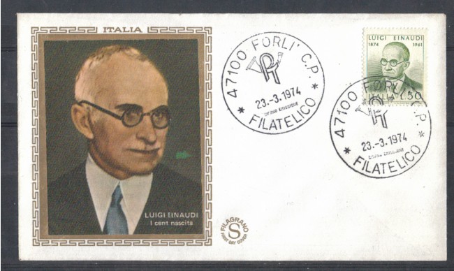 1974 - LOTTO/6597Z - REPUBBLICA - LUIGI EINAUDI - FDC