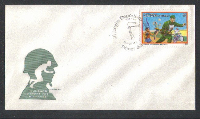 1976 - LBF/3728 - CUBA - GIOCHI SPORTIVI MILITARI