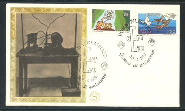 1979 - REPUBBLICA - EUROPA - BUSTA FDC FILAGRANO - LOTTO/27359