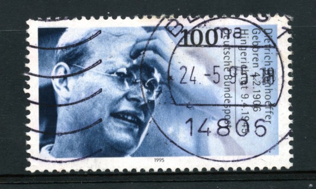 1995 - LOTTO/19118U - GERMANIA - D. BONHOEFFER - USATO
