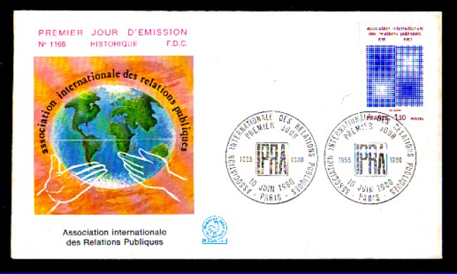 1980 - LOTTO/10923 - FRANCIA - RELAZIONI PUBBLICHE - BUSTA FDC