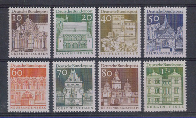 1967/69 - LOTTO/5286 - GERMANIA FEDERALE - EDIFICI STORICI