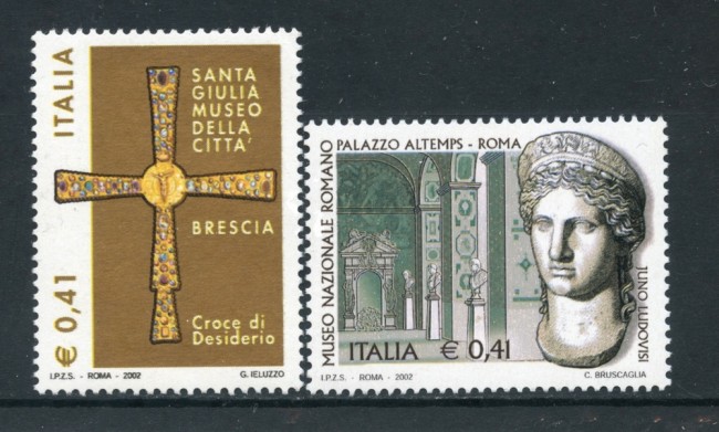 2002 - REPUBBLICA - TESORI DEI MUSEI 2v. - NUOVI - LOTTO/25622