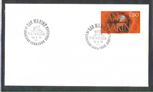 1975 - LBF/4217 - SAN MARINO - VENEZIA CONVEGNO COMMERCIO FILATELICO - BUSTA