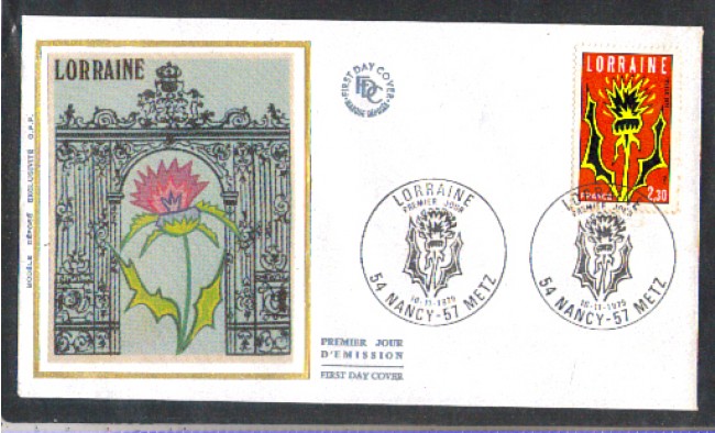 1979 - LOTTO/FRA2065FDC - FRANCIA - REGIONE LORENA - BUSTA FDC